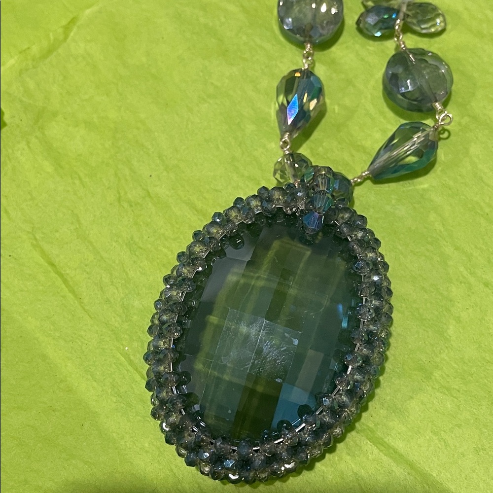 Stunning Blue Gemstone Necklace - Picture 7 of 8
